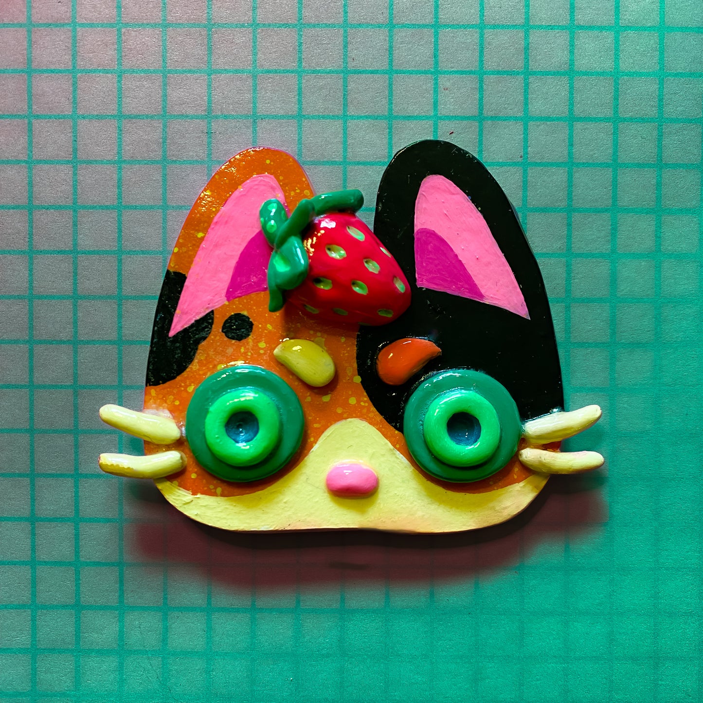 Handmade Polymer Clay Custom Pet Magnet or Ornament